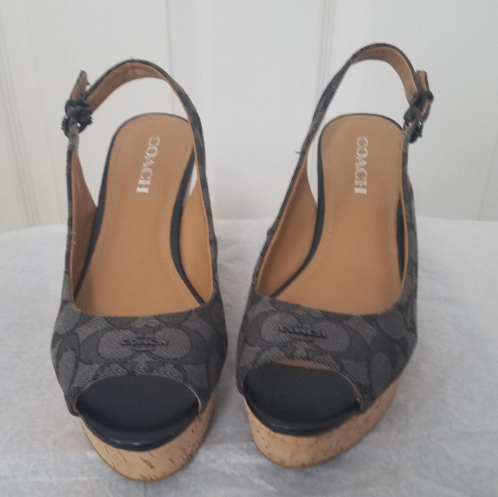 Coach Ferry Signature Wedge Platform